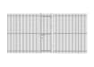 PaliFence® 3.0m High Palisade Security Single Leaf Gate installed in a Palisade Fencing Line 