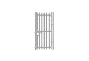 PaliFence® LPS 1175 SR1 (A1) 3.0m High Palisade Security Single Leaf Gate Kit	