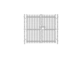 PaliFence® LPS 1175 SR1 (A1) 1.8m High Palisade Security Double Leaf Gate Kit