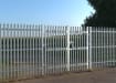 PaliFence® Palisade Security Double Leaf Gate Securing Farmland