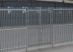 PaliFence® Palisade Security Double Leaf Gate Securing an Industrial Site