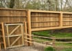 1.0m Wide EchoReflect Acoustic Timber Gate installed