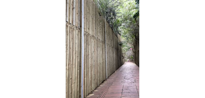 EchoAbsorb Fencing installed 