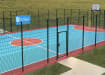 MUGAPlay® Secure 35 Rebound MUGA Kit installed in a park