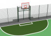 Close up of goal kit and basketball hoop 