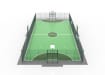 MUGAPlay® Secure 38 Rebound MUGA kit showing rebound fencing and goals