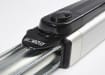 A close up of the closing mechanism on the Above Ground Swing Gate Operator 