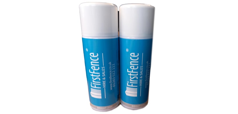 Bright Galvanised Spray Can 