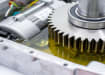 Close Up of the Motor and Gear Mechanism