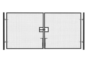 2.0m High x 4.0m Wide AdaptiGuard® Double Leaf Vehicle Site Gate Kit