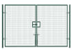 Green Double Leaf Vehicle Site Gate Kit