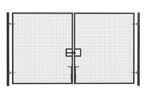  2.4m High x 4.0m Wide AdaptiGuard® Double Leaf Vehicle Site Gate Kit