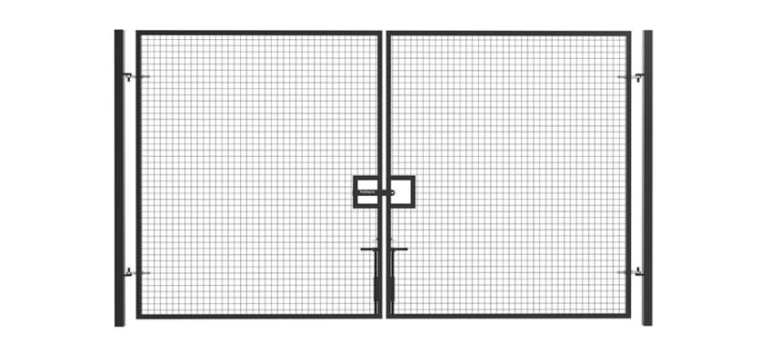 Black Building Site Gate Kit