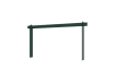Steel Knee Railing with a Green Powder Coated Finish