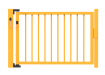 Yellow PlaySecure® 1.0m x 1.2m Wide Single Railing Gate Kit
