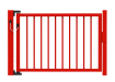 Red PlaySecure® 1.0m x 1.2m Wide Single Railing Gate Kit