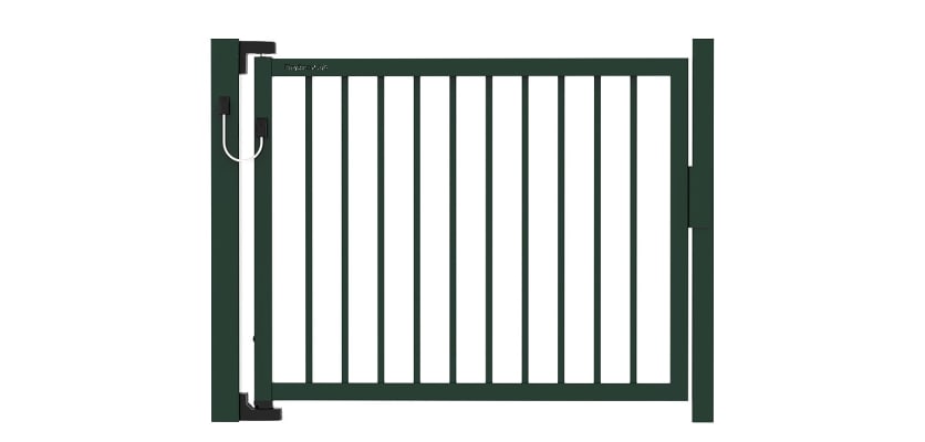 Green PlaySecure® 1.0m x 1.2m Wide Single Railing Gate Kit
