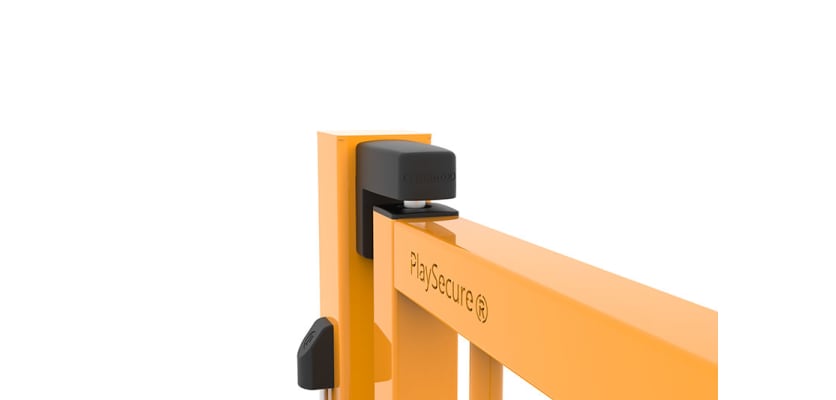 PlaySecure® 1.0m x 2.9m Wide Machine Access Double Railing Gate Kit