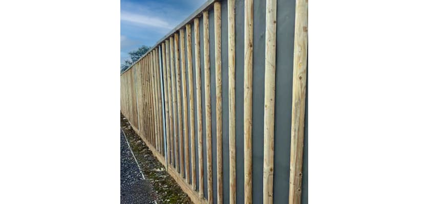Close up of EchoAbsorb Absorbent Acoustic Fencing Kit