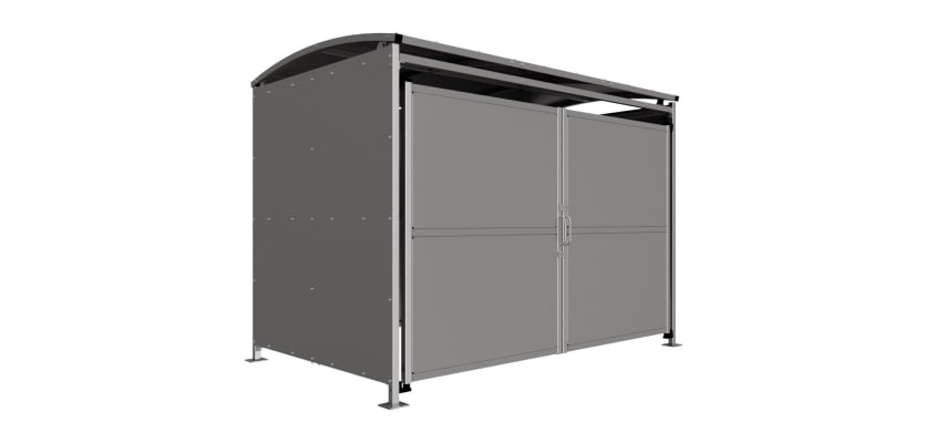 3.0m Badby Shelter with Clad Door 