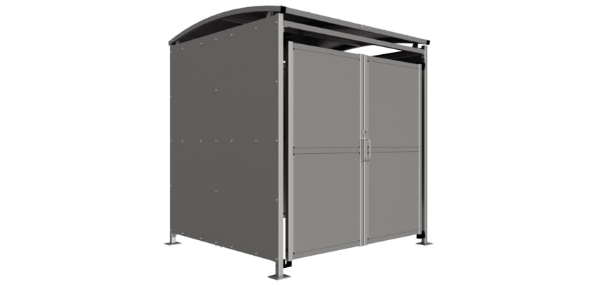 2.0m wide Badby Shelter with Door