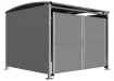 2.0m wide Badby Shelter with Door