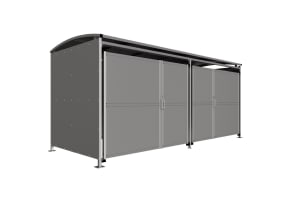 Badby Shelter - Clad Door