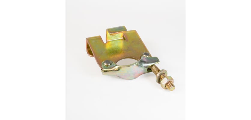 Heavy-duty clamps for scaffold ladder safety