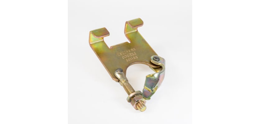 Scaffold ladder clamps for steel ladder safety