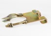 Scaffold ladder clamps for steel support stability