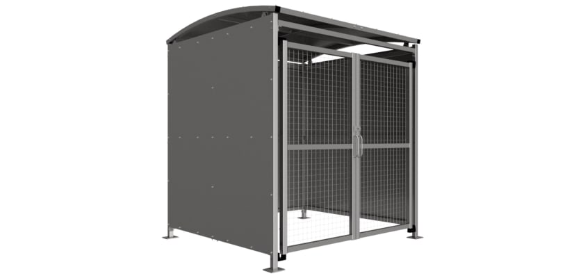2.0m Wide Badby Shelter With Mesh Door 