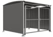 2.0m Wide Badby Shelter With Mesh Door 