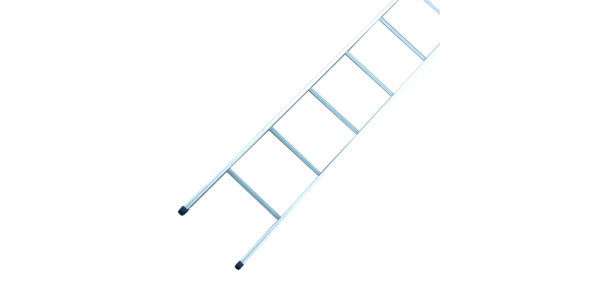 End Section of Scaffolding Ladder - Galvanised Steel 