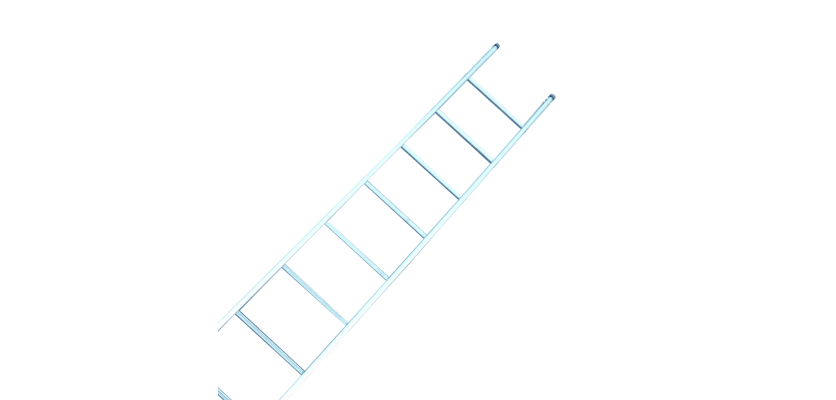 End Section of Galvanised Steel Scaffolding Ladder