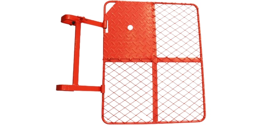 Scaffolding Ladder Trap Door with Red Finish