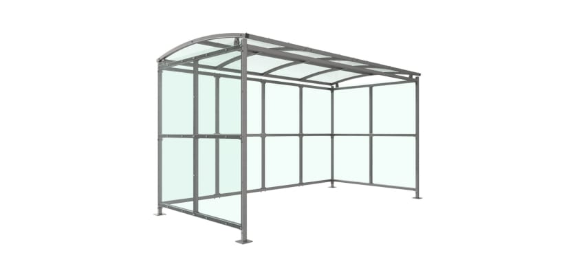 4.0m Wide Badby Shelter with Open Front 