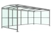 4.0m Wide Badby Shelter with Open Front 