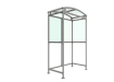 Open Fronted Burbank Shelter - 1.0m Wide 