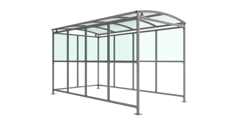 4.0m Wide Burbank Shelter with Open Front 