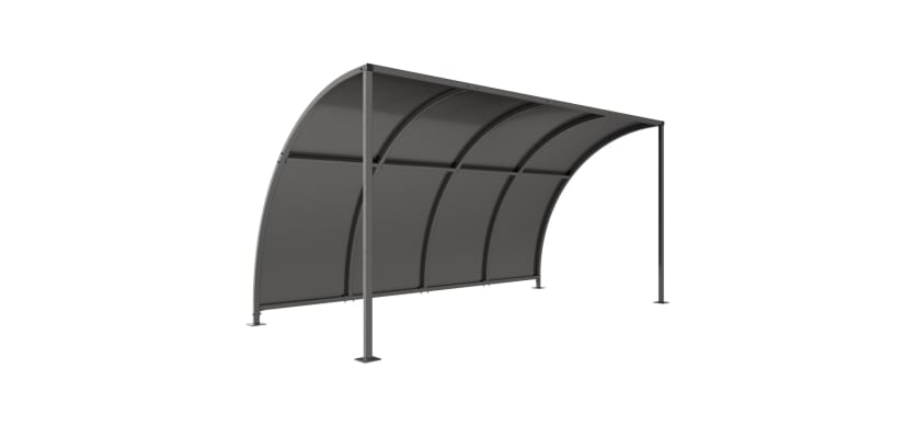 4.0m Wide Leyton Shelter 