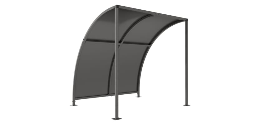 Leyton Bike Shelter 2.0m Wide 