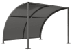 Leyton Bike Shelter 2.0m Wide 