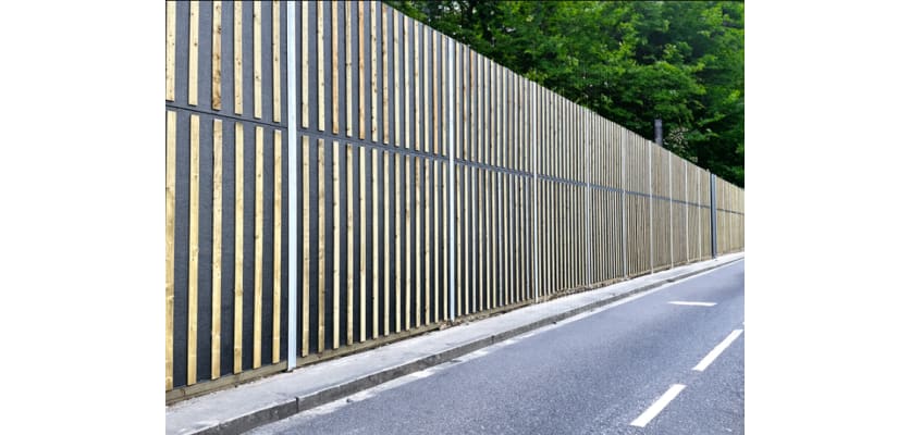 5.0m High EchoAbsorb Acoustic Fencing Kit