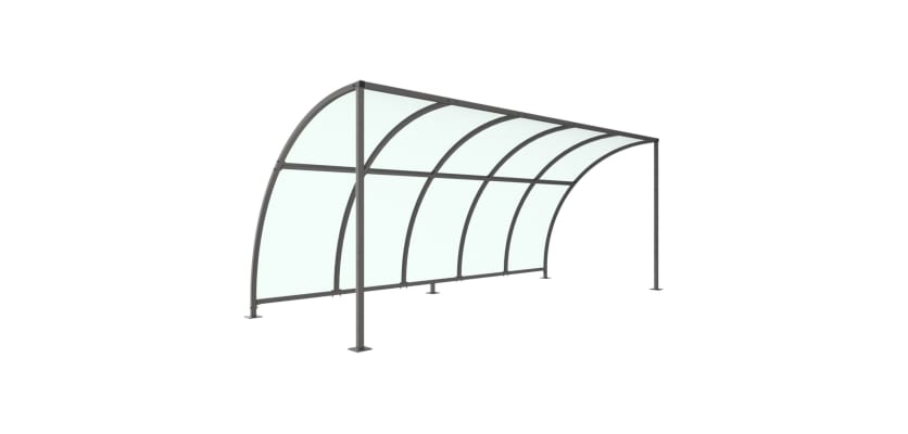 Leyton Shelter with PETG Sheet - 5.0m