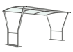 Stanton Shelter - PETG roof - 3.0m Wide 