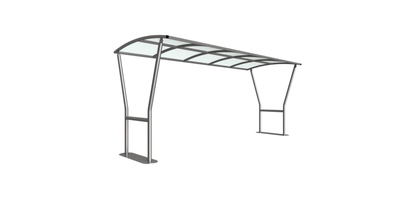 Stanton Shelter - PETG roof - 5.0m Wide 