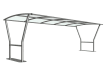 Stanton Shelter - PETG roof - 5.0m Wide 