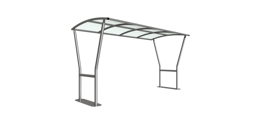 Stanton Shelter - PETG roof - 4.0m Wide 