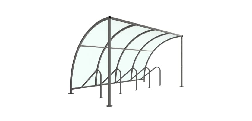 VS1 Shelter with PETG Roof - 4.0m Wide 