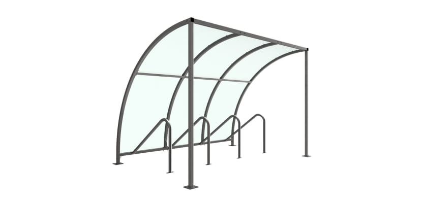 VS1 Shelter with PETG Roof - 3.0m Wide 